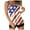 White, variant on TSADFHJI Swimsuit Women Plus Size Tankini Swimsuits for Women Two Piece Bathing Suits 4Th of July Printed Long Torso Tank Tops with Boyshorts L White