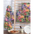 thumbnail image 2 of Red Yellow Floral Kitchen Dish Towels for Drying Dishes Set of 4, Spring Lavender Leaves Botanical Pastoral Waffle Weave Microfiber Terry Hand Tea Bathroom Towels Quick Dry Absorbent Towel 15.7x23.6, 2 of 7
