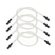 thumbnail image 4 of 4 Piezas Tubo de Silicona para Café Repuesto para Máquina de Café Kit de Tubos Vaporizador de Leche Fácil Limpieza Adecuado para Hogar, 4 of 9