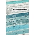 thumbnail image 5 of Pack of 2 Outdoor Pillow Covers, Northern Europe Turquoise Vintage Stripes Waterproof Square Throw Pillowcase Cushion Decorative Pillow Covers for Couch Patio Tent, 20x20 in, 5 of 6