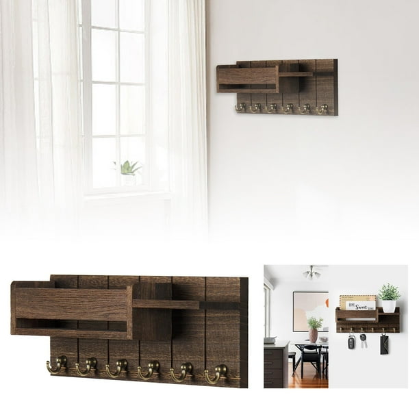 Estante de madera para organizar el baño, el dormitorio, la cocina y la pared. Perfecto para