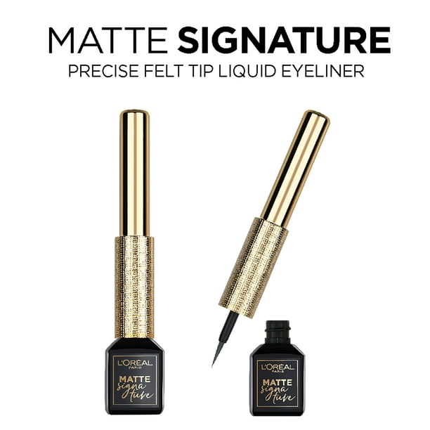 ingen forbindelse ordbog bang L'Oreal Paris Matte Signature Waterproof Liquid Dip Eyeliner, Greige -  Walmart.com