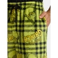 thumbnail image 4 of Dr. Seuss Men's Grinch Superminky Pajama Fleece Sleep Pants, Size S-XL, 4 of 5