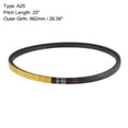 thumbnail image 2 of Unique Bargains A25 V-Belts 25' Mid-Perimeter, A-Section Rubber Drive Belt 2pcs, 2 of 3