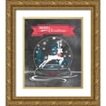 thumbnail image 1 of Longfellow Designs 20x23 Gold Ornate Wood Framed with Double Matting Museum Art Print Titled - Merry Christmas - Red, 1 of 4