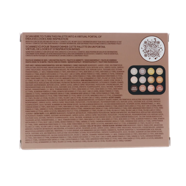 Mac Connect In Colour Eye Shadow Palette -Unfiltered Nudes