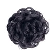 thumbnail image 2 of Extensiones de moño de pelo ondulado rizado desordenado moños de dona postizo peluca postizo, 2 of 4