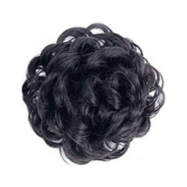 Hair Bun Extensions Wavy Curly Messy Donut Chignons Hair Piece Wig Hairpiece