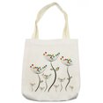 thumbnail image 1 of Garden Tote Bag, Colorful Dandelions Stems Buds Leaves Bedding Plants Wildlife Meadow Cottage Theme, Cloth Linen Reusable Bag for Shopping Books Beach and More, 16.5" X 14", Cream, by Ambesonne, 1 of 2