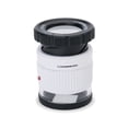 thumbnail image 1 of Handheld Seniors Estudiantes Lupa de lupa 30x Magnifier con luz LED Joyería de tamaño de bolsillo Lupa Joyero Regalos Suministros Vogacara TO007854-00B, 1 of 7