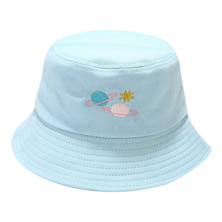 

Dadaria Bucket Hats Women Fashion Printing Sunshade Fisherman Hat Basin Hat Outdoor Bucket Hat Light blue Women