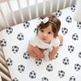 thumbnail image 3 of Sweet Jojo Designs Watercolor Sports Theme Brown Orange Black and White Fitted Crib Sheets 3 Piece Set, 3 of 6