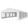 thumbnail image 6 of Erommy 20x30FT Heavy Duty Party Tent, Outdoor Wedding Canopy with 8 Removable Sidewalls, 2 Roll up Doors for Large Events,White, 6 of 9