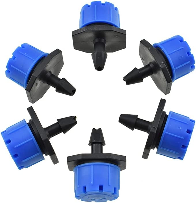 Adjustable Irrigations 1/4inch 360 Degree Cap Dripper Water Sprinkler