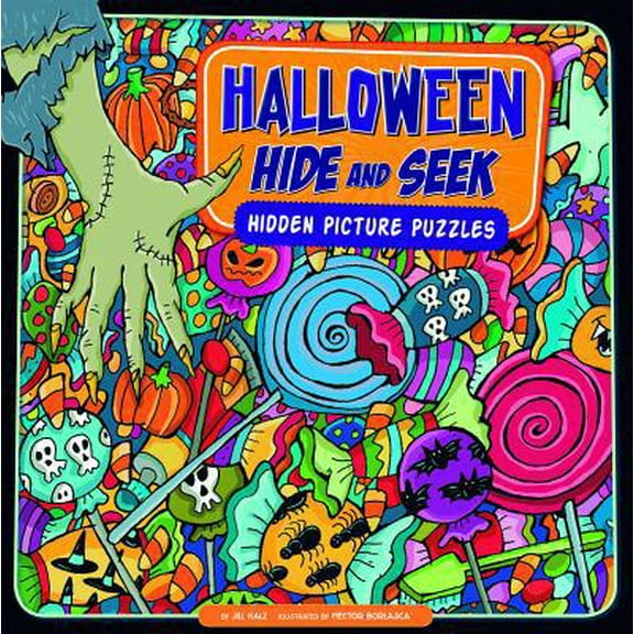 Pre-Owned Halloween Hide and Seek: Hidden Picture Puzzles (Library Binding) 1404877282 9781404877283