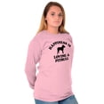 thumbnail image 3 of Happiness Loving A Pitbull Rescue Dog Plus Size Long Sleeve Graphic Tee Shirt Brisco Brands 4X, 3 of 5