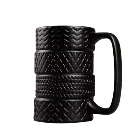 

400Ml Tyre Tire Mug Large Ceramic Mug Birthday Christmas Tea Coffee Gift Present