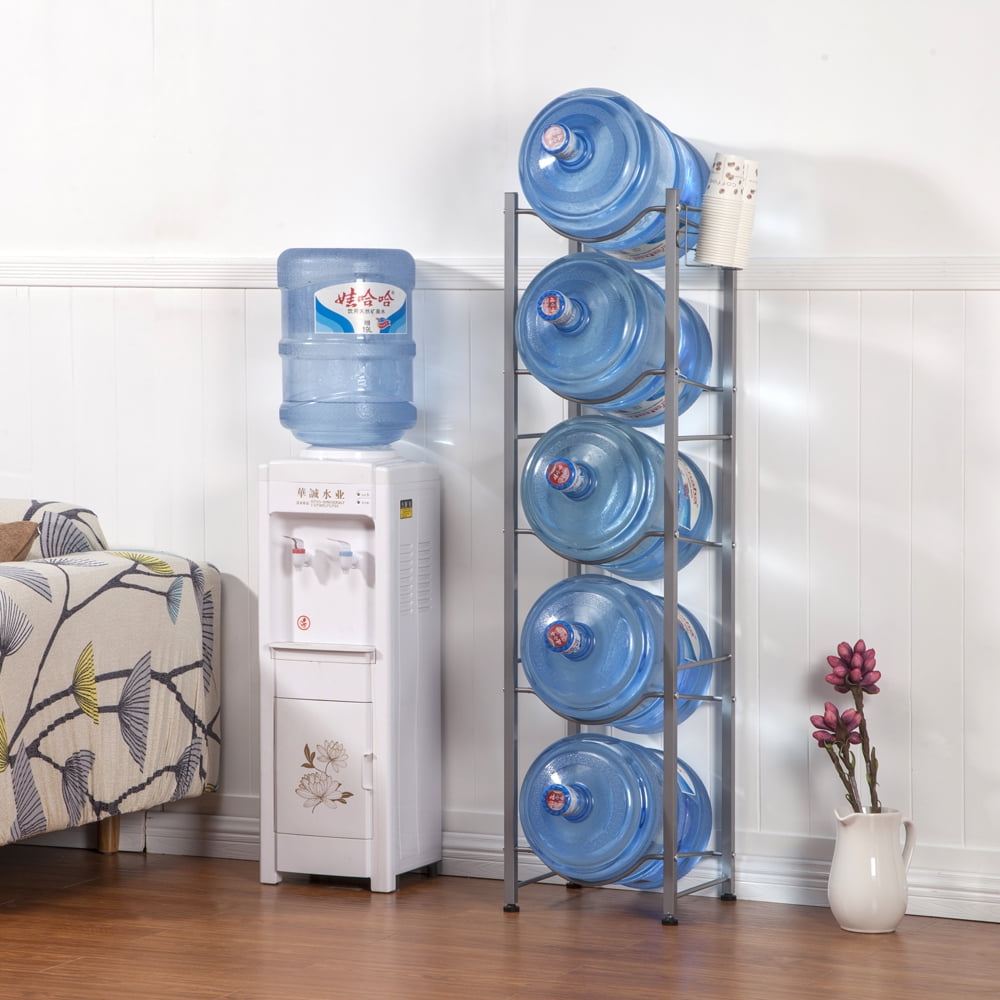 Topcobe 5Tier Water Bottle Holder Cooler Jug Rack, 5 Gallon Bottle