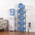 thumbnail image 2 of Topcobe 5/4/3 Tier Water Bottle Holder Cooler Jug Rack, 5 Gallon Bottle Storage Rack, 2 of 8