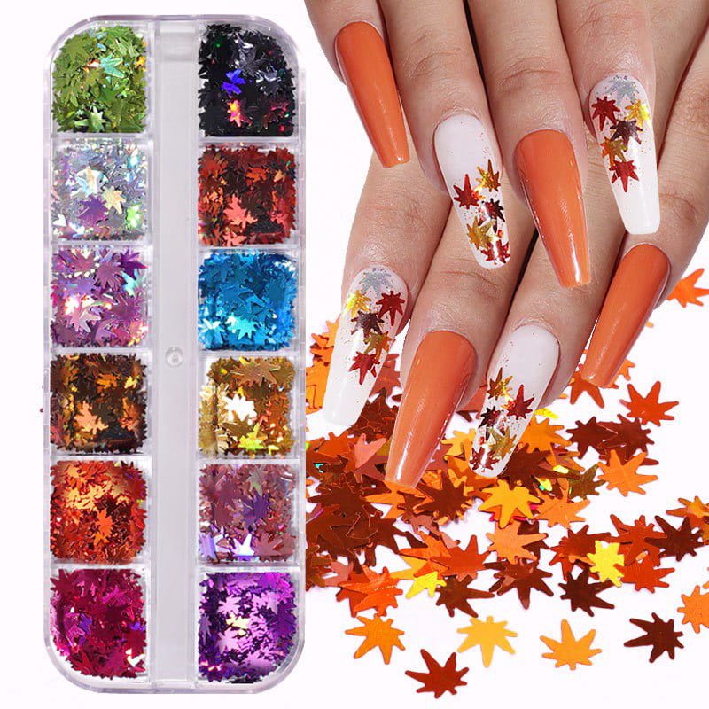 Petals Leaves Nail Stickers 3D Gold Nail Stickers/ Flowers Nail Art Accessories