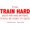 Red, variant on Herschel Walker Decal / Sticker - Mixed Martial Artist & Football Player Inspirational Quote | "Train Hard..Hard to Beat" 20"x12" [DS12]