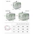 thumbnail image 2 of Green Small Toaster Cover 2 Slice, Kitchen Appliance Covers, Eucalyptus Leaves Toaster Oven Cover with Loop, Bread Machine Cover Polyester Dust Cover Protection, 2 of 4