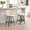 Linen Beige, variant on Zesthouse 25.6" Swivel Counter Height Bar Stools Set of 2, Modern Counter Height Chairs with Backs and Metal Legs, Upholstered Linen Barstools for Kitchen Island, Beige