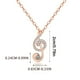thumbnail image 3 of onlyliua para El Hogar Collar de Nota Musical, Collar de Circonita Cúbica, Regal Maravilloso para Mujer y Niña, 3 of 3