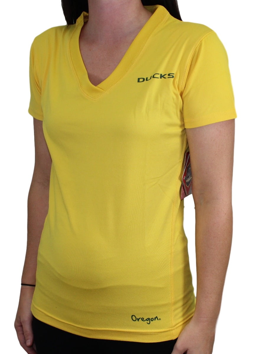 Oregon Ducks Women's Breeze V-Neck Performance Shirt by Colosseum