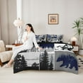 thumbnail image 4 of Feelyou Lodge Cabin Twin Bedding Sets 7pcs, Adventure Bedding Comforter Set, 4 of 7