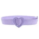 thumbnail image 5 of Cinturón tejido con hebilla en forma de corazón para mujer, elegante cinturón elástico con trenzado elástico, elegante banda de cintura para vestidos y atuendos casuales, 5 of 7
