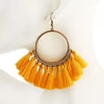 thumbnail image 6 of HOOUN 1 Pair Boho Tassel Ethnic Earring Bohemian Hook Drop Dangle Jewelry for Women-Style-7, 6 of 7