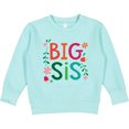 thumbnail image 2 of Inktastic Big Sis Girls Cute Sister Announcement Toddler Sweatshirt, 2 of 4