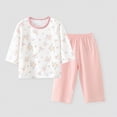 thumbnail image 2 of masbird Toddler Pajamas Cotton Kids Pajamas for Boys Girls Long Sleeve Pajama Set 2 Piece Snug Fit Pjs Set 6-12 Months 12-24 Months 2t 3t 4t 5t 6t 7t 8t 9t Children(Pink,4-5 Y), 2 of 7
