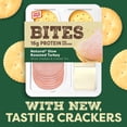 thumbnail image 3 of Oscar Mayer Bites Natural Slow-Roasted Turkey, White Cheddar & Cracker Trio Lunch Kit, 1 Tray, for Easy Lunch and On-the-Go Snacking, 16g Protein Snacks, 3.3 oz, 3 of 19