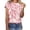 Light Pink, variant on CHENge Womens T-Shirts Graphic Tees Scoop Neck 1/4 Sleeve Vintage Breathable Tops for Women 2026 Letter Print Spring Summer T Shirts Cute Casual Tops Workout Clothes
