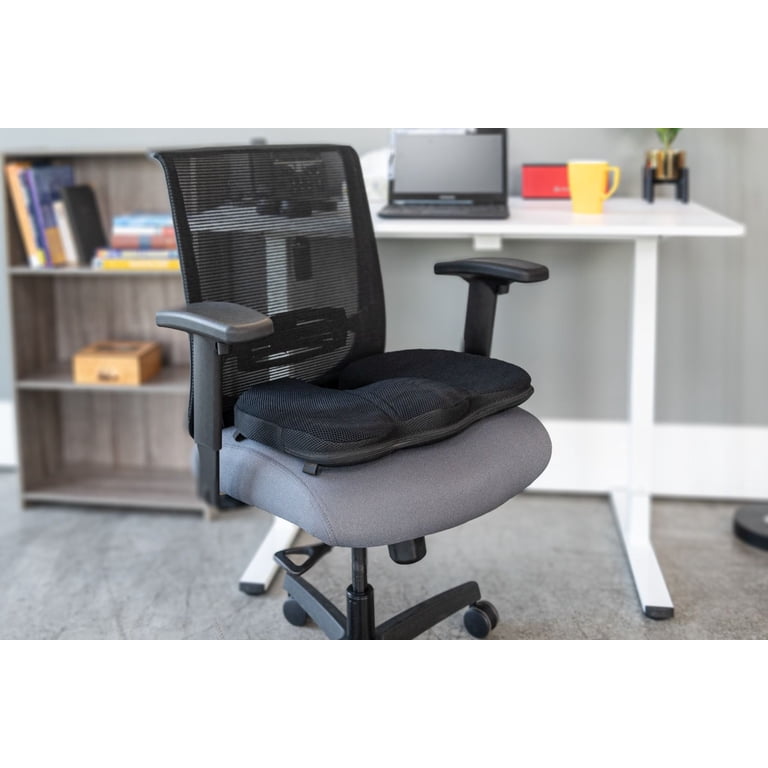 Luxor Ergonomic Gel Chair Cushion Black - Walmart.com