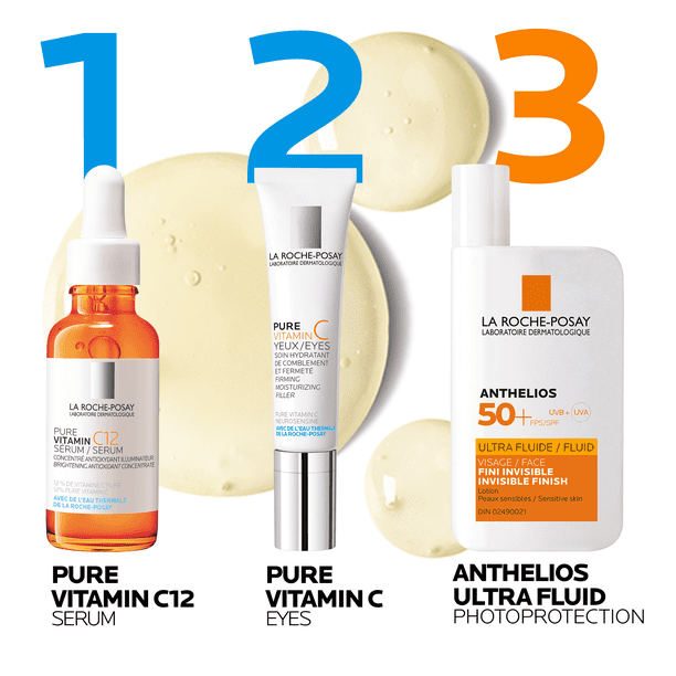La Roche-Posay 12% Pure Vitamin C Serum, Brightening Anti-Aging