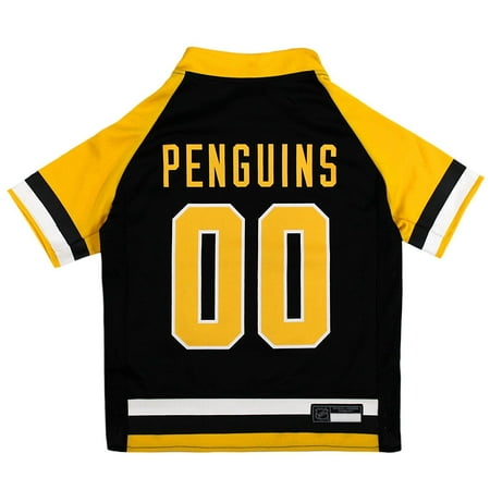 UPC: 0849790076808 | Pets First NHL Pittsburgh Penguins Mesh Jersey for Dogs and Cats – Licensed