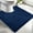 Navy Blue, variant on Toilet Rugs U-Shaped,Super Absorbent Chenille Bathroom Rugs and Strong Non-Slip Backing for Toilets Rug Set,Machine Washable,Bath Mats for Bathrooms,20"x 20",Light Gray