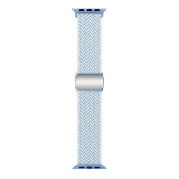 Correa de hebilla magnética trenzada para reloj Apple de 789ª generación, pulsera ajustable para Apple Watch