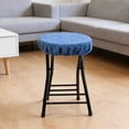 thumbnail image 4 of MERRYHAPY 2Ud Cubierta Para Asiento De Taburete Circular Azul Tela Transpirable Y, 4 of 6