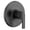 Matte Black, variant on Moen UTS2201 Matte Black Manual 1-Handle Shower Valve Trim
