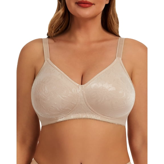 Wireless Bras for Women Non Padded Full Coverage Bras Comfort Supportive Everyday Bras