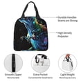thumbnail image 4 of Disketp colorful flames dinosaur for Insulated Lunch Bag for Women and Men, Perfect for Work, Hiking, Picnic, 4 of 8