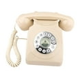 thumbnail image 2 of Lipstore Audio Guest Book Phone Decor Desk Telephone for Gathering Thanksgiving Party Beige, 2 of 8