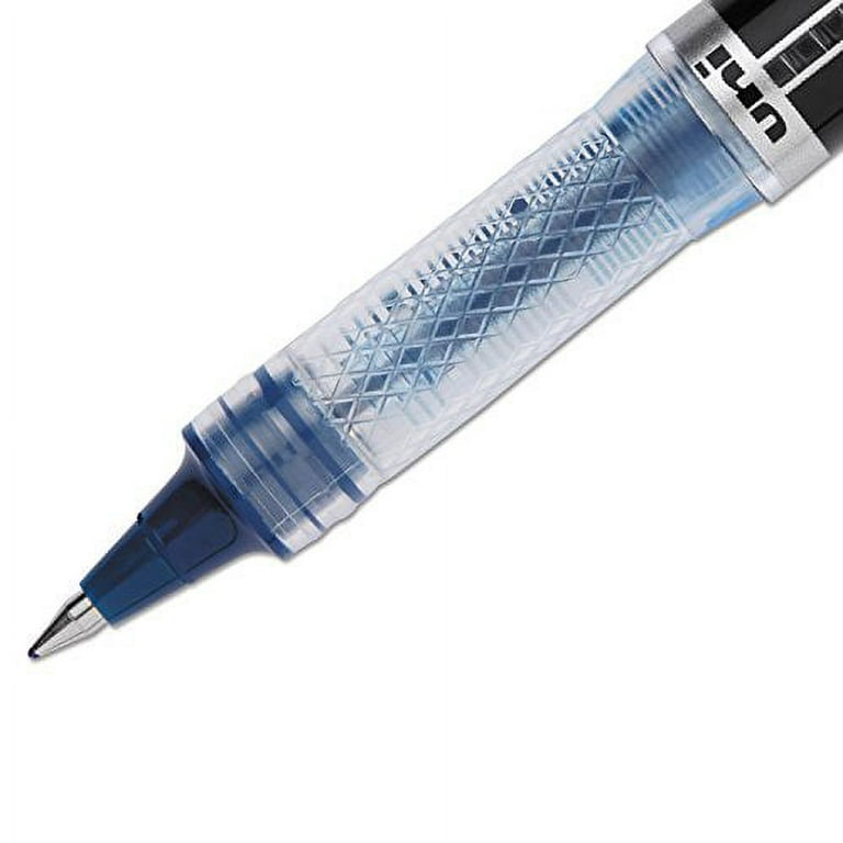 uni-ball VISION ELITE Roller Ball Stick Waterproof Pen Blue/Black Ink Super  Fine