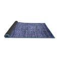 thumbnail image 2 of Ahgly Company Indoor Square Abstract Blue Modern Area Rugs, 5' Square, 2 of 4