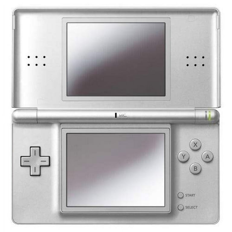 Restored Nintendo DS Lite Metallic Silver Gray Grey (Refurbished
