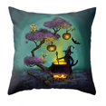thumbnail image 1 of Style 8 Funda de almohada de Halloween de 18x18 pulgadas con dibujos de calabaza, murciélago, fantasma, funda de almohada, decoración, suministros para fiestas, 1 of 5